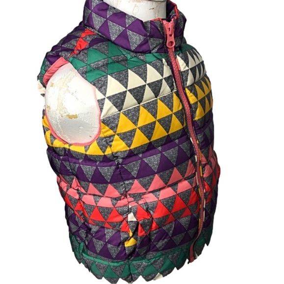 BABY GAP Colourful Sleeveless Filled Coat - Picture 6 of 8